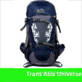 Hot Sale camping 58l outdoor hiking backpack with logo